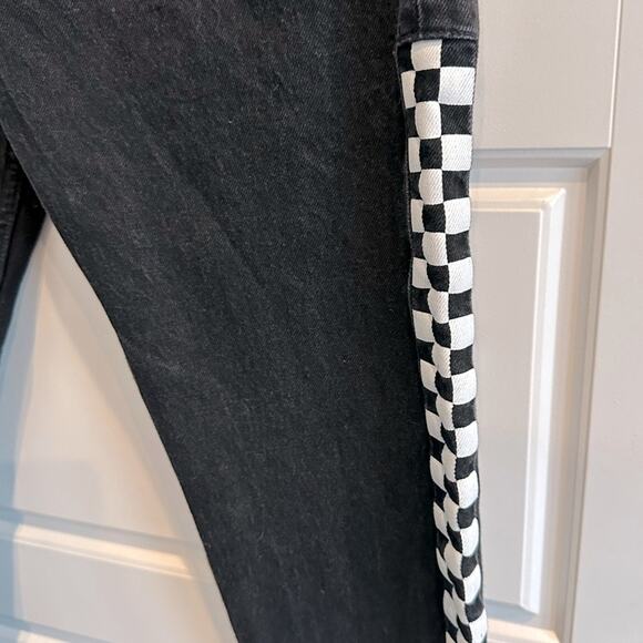 Levi’s Men’s 512 slim taper jeans Black Checkerboard Side Print 34x32 - Picture 3 of 6